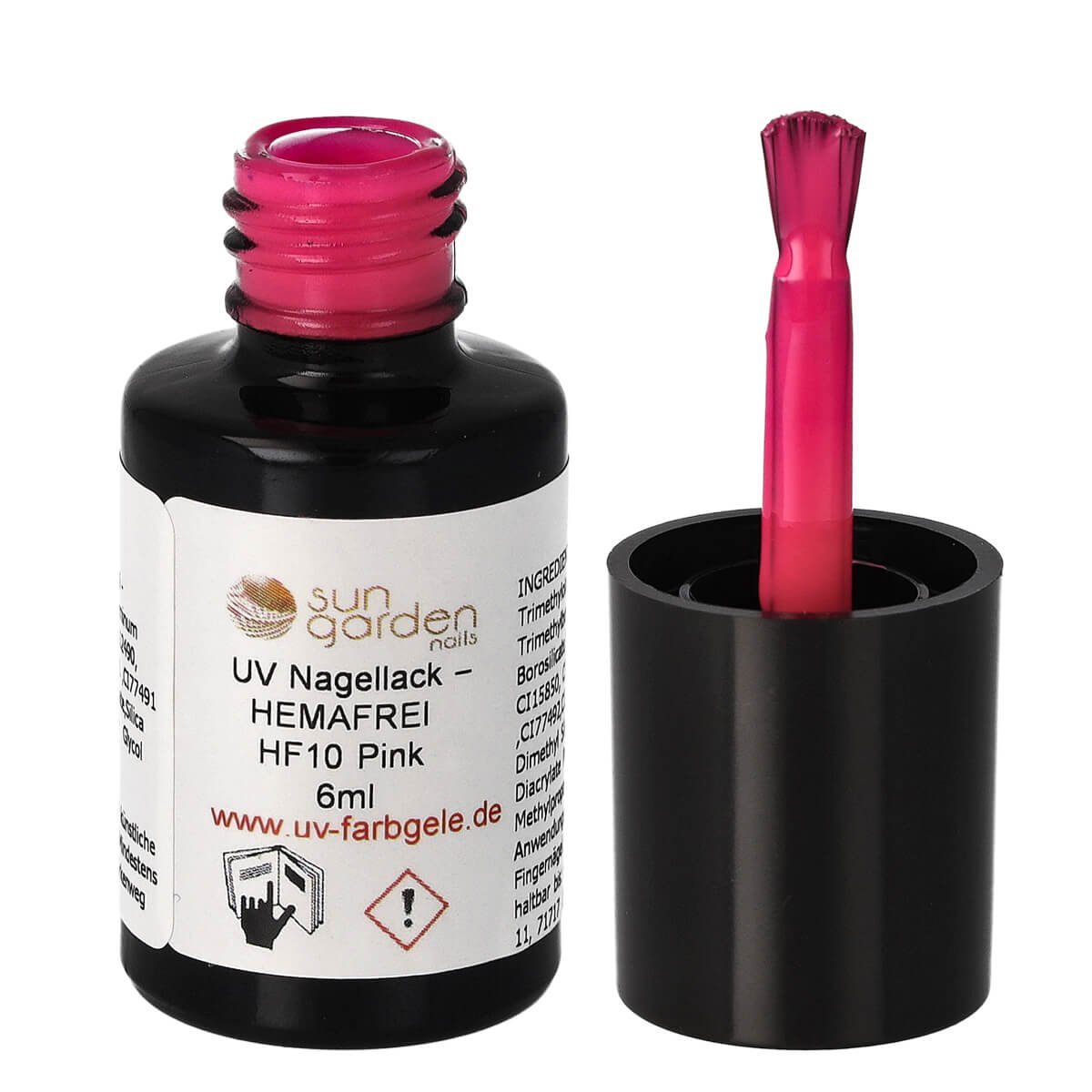 Sun Garden - Nagellack Pink Nagellack 6ml Nails HEMAFREI UV – HF10