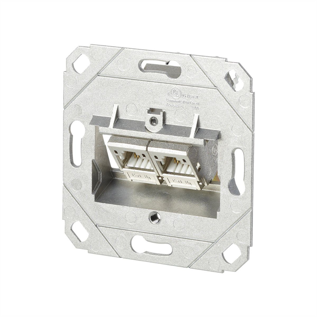 C6Amodul 2 Port 180°M UP0-Dose Netzwerk-Panel