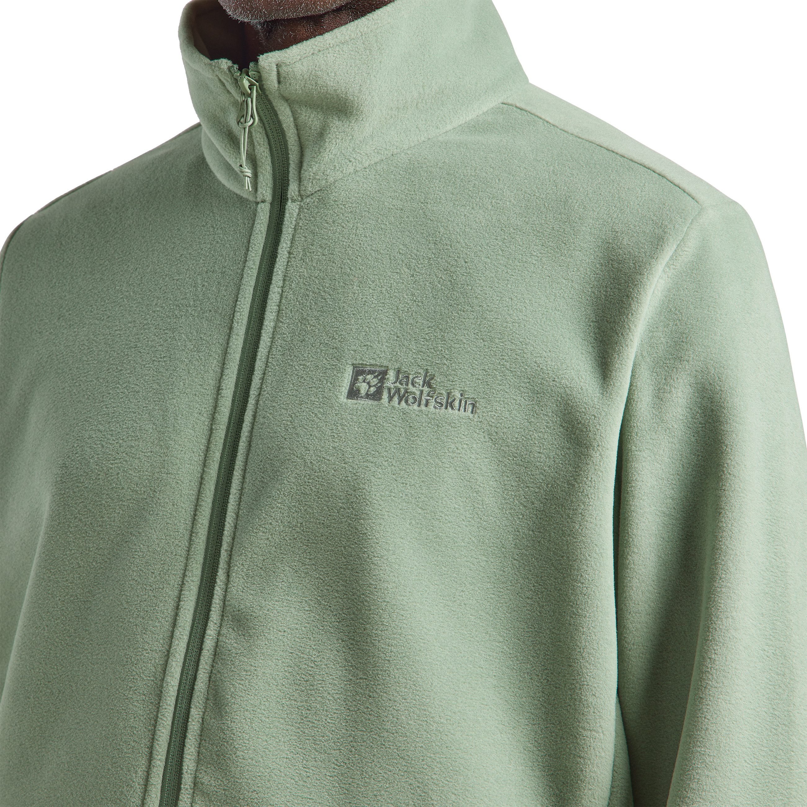 Jack Wolfskin Fleecejacke TAUNUS FZ M Windabweisend, atmungsaktiv, Übergangsjacke