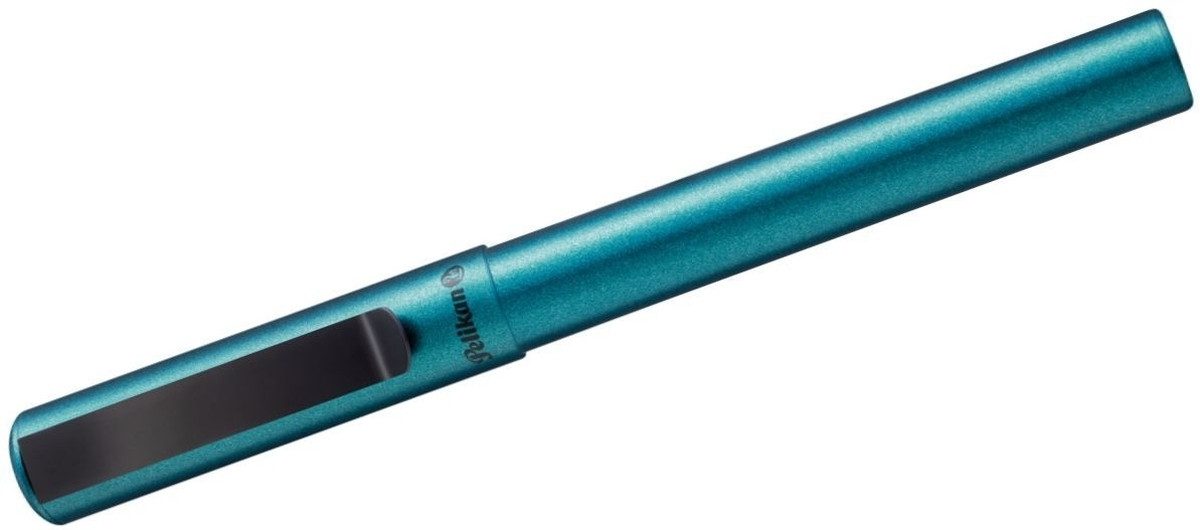 Pelikan Tintenfeinschreiber Tintenroller Pina Colada petrol metallic incl. 1 Tintnpatrone
