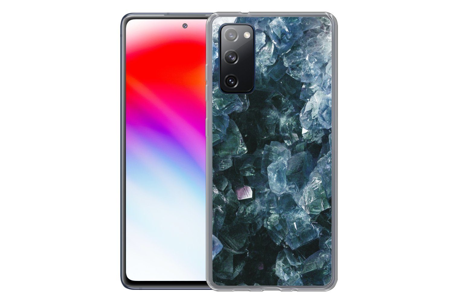 MuchoWow Handyhülle für Samsung Galaxy S20 FE Edelsteine und Mineralien - Kristall - Natur, Phone Case, Silikon, Schutzhülle Dünn