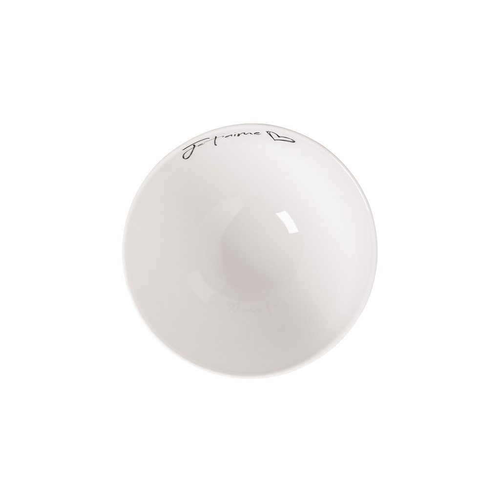 Villeroy & Boch Schale Statement Bol Je t'aime ø 13,8 cm, Porzellan, (1 Schale, 1-tlg)