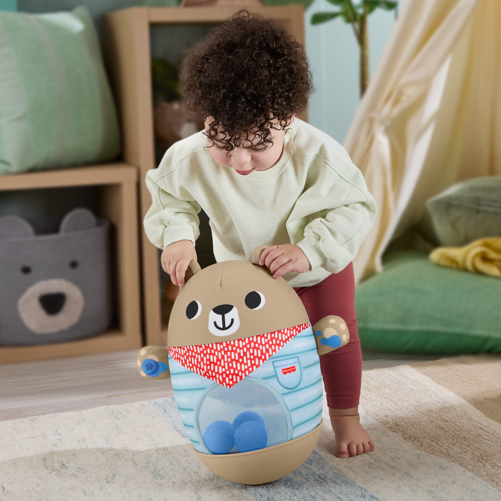 Fisher-Price® Greifling Camping-Freunde Wackelbär