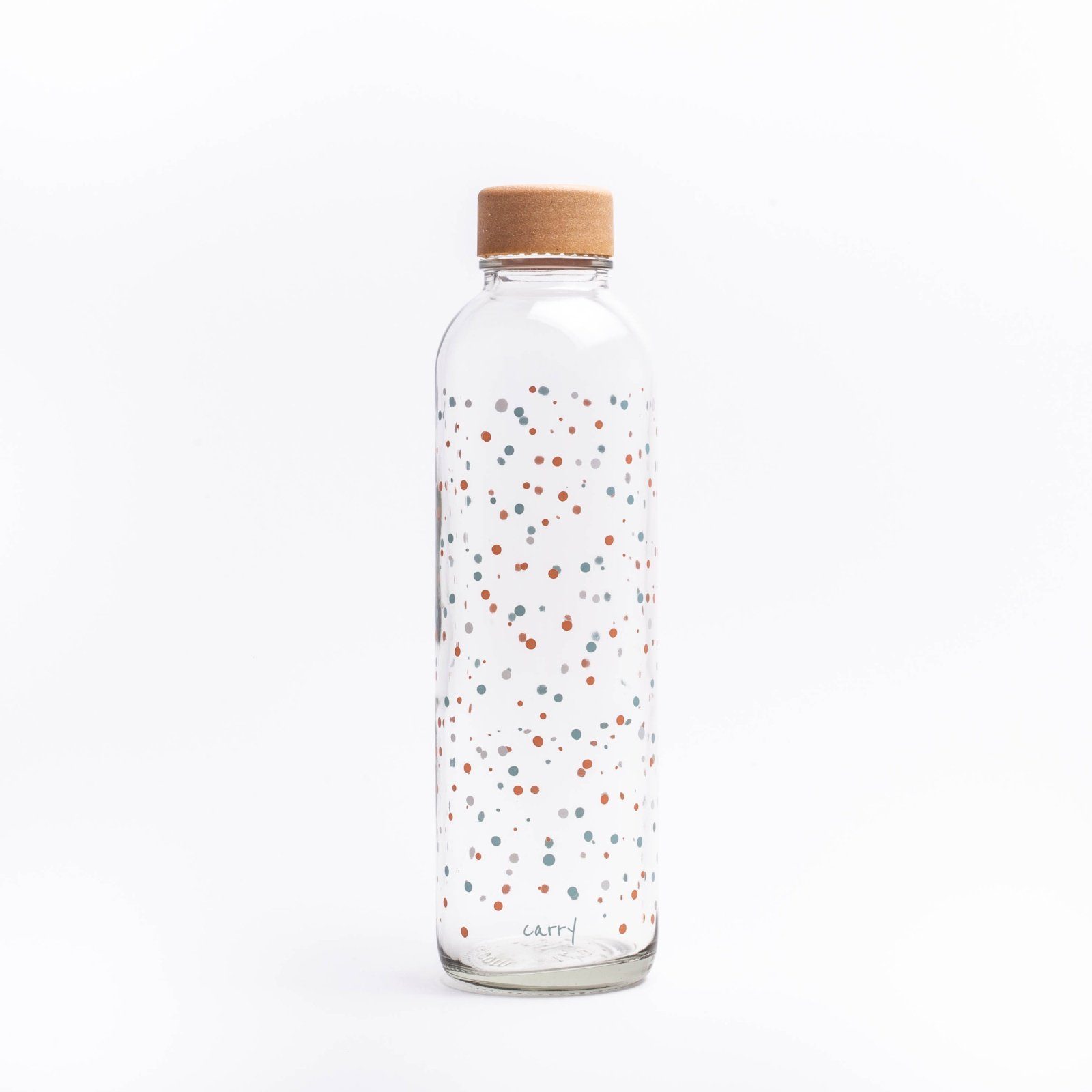 yogabox Trinkflasche CARRY 0.7 l FLYING CIRCLES GLAS, Regional produziert | Trinkflaschen