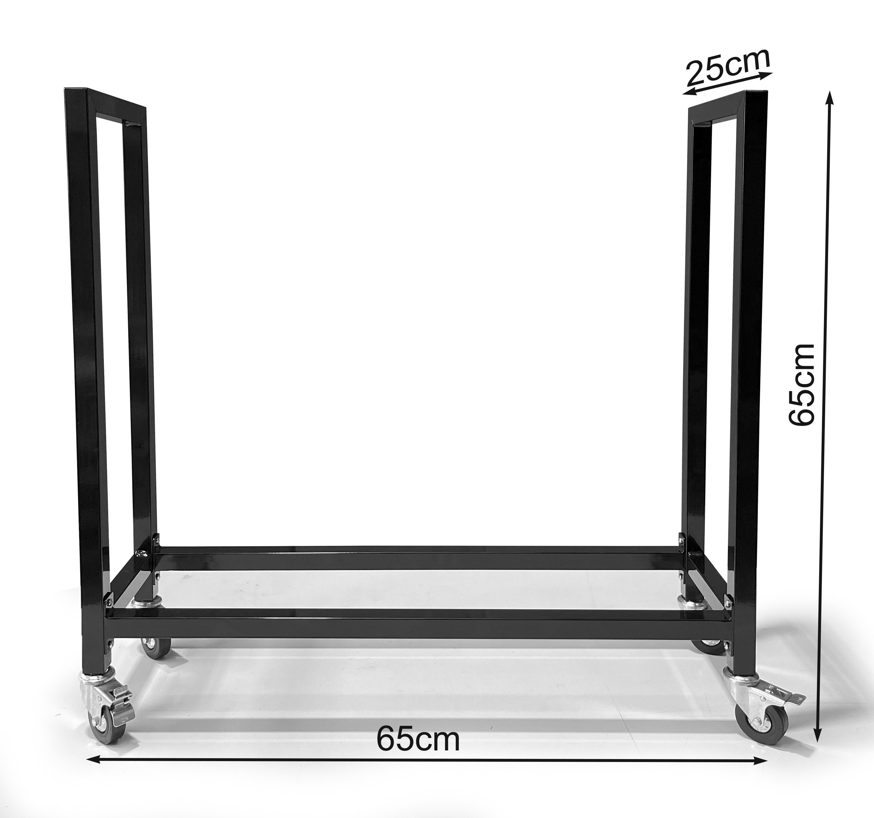 Quick Star Kaminholzregal Kaminholzregal 65x25x65cm cm mit Rollen, BxTxH:65 günstig online kaufen