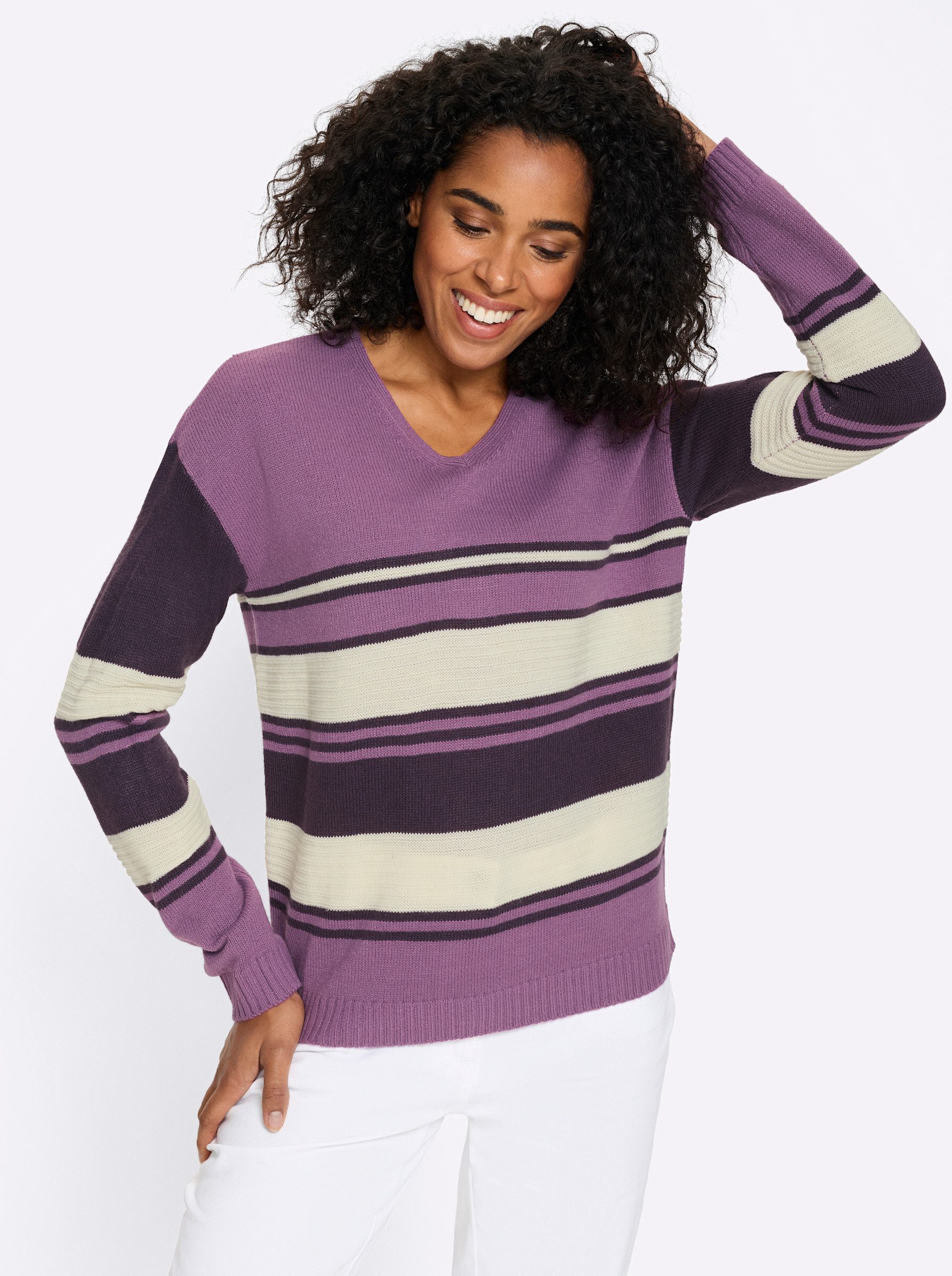 Sieh an! Strickpullover Langarm-Pullover Langarm Jersey