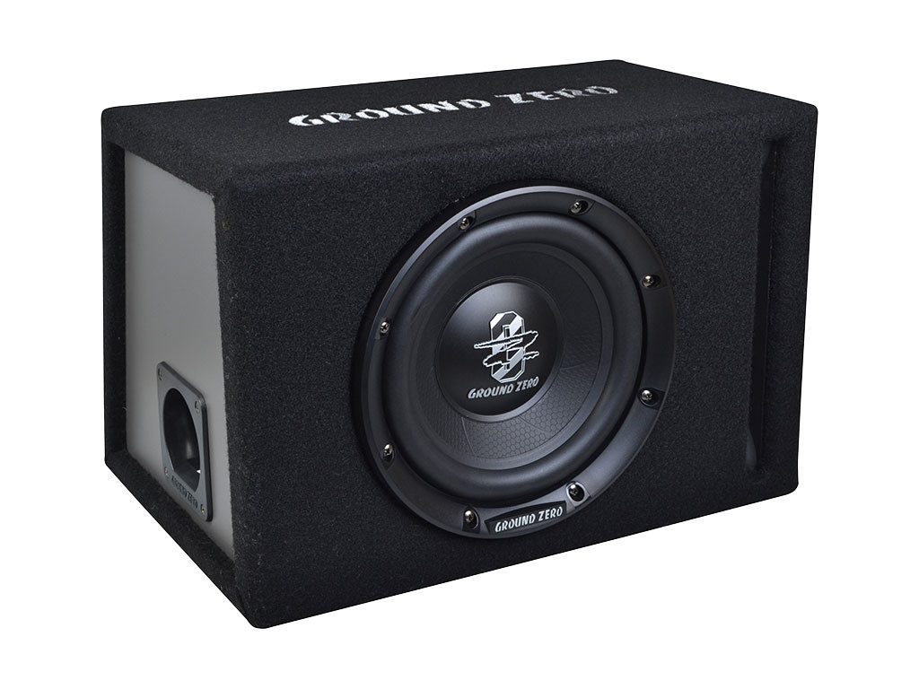 Ground Zero GZIB 20BR 20cm SPL Bassreflex Gehäusesubwoofer Auto-Subwoofer (150 W, max.: W 20 cm)