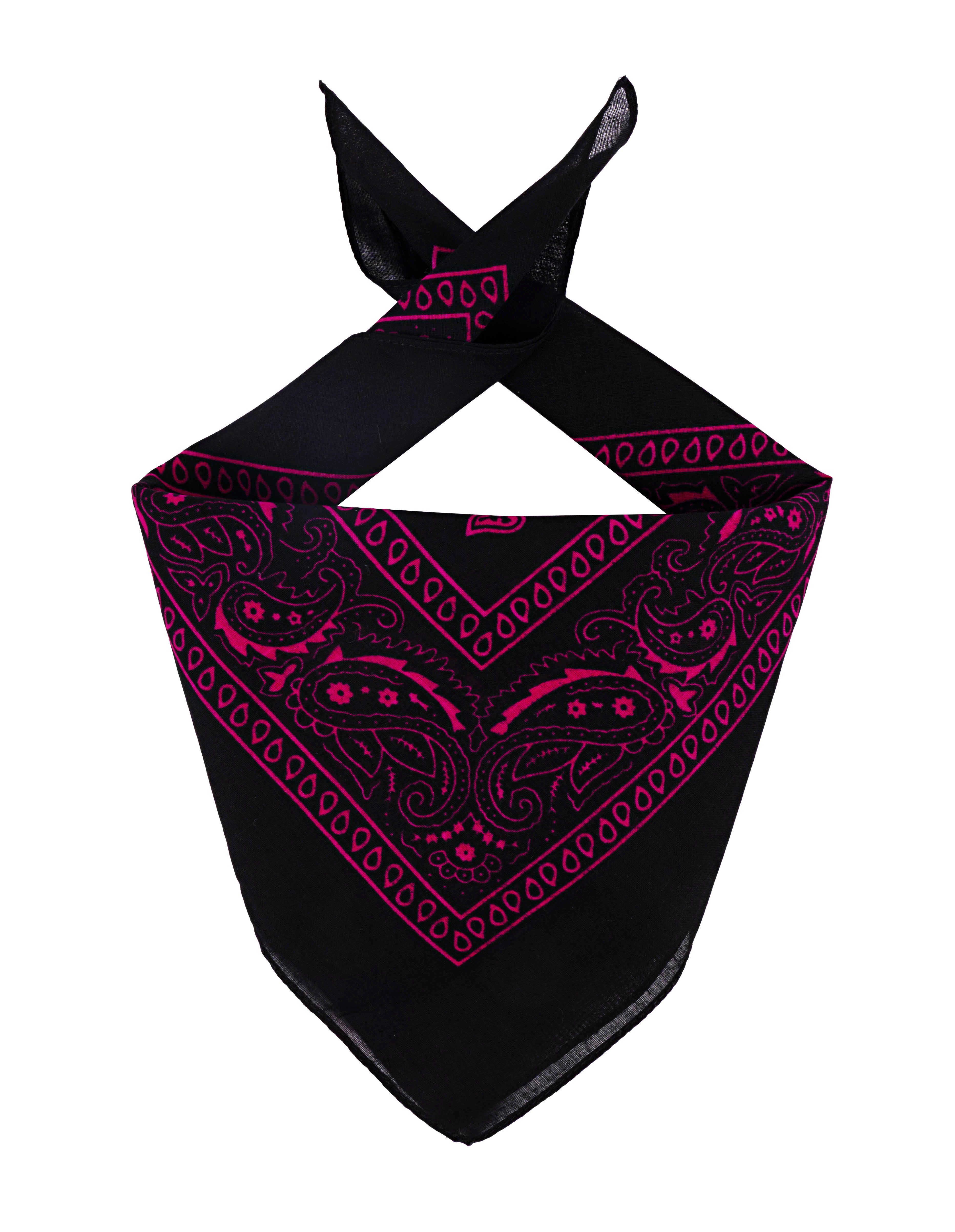 Goodman Design Bandana Paisley Bandanas Baumwolle – 5 Stück, Halstuch und Kopftuch, (Spar-Set, 5er Pack), Hautfreundlich und angenehm zu tragen