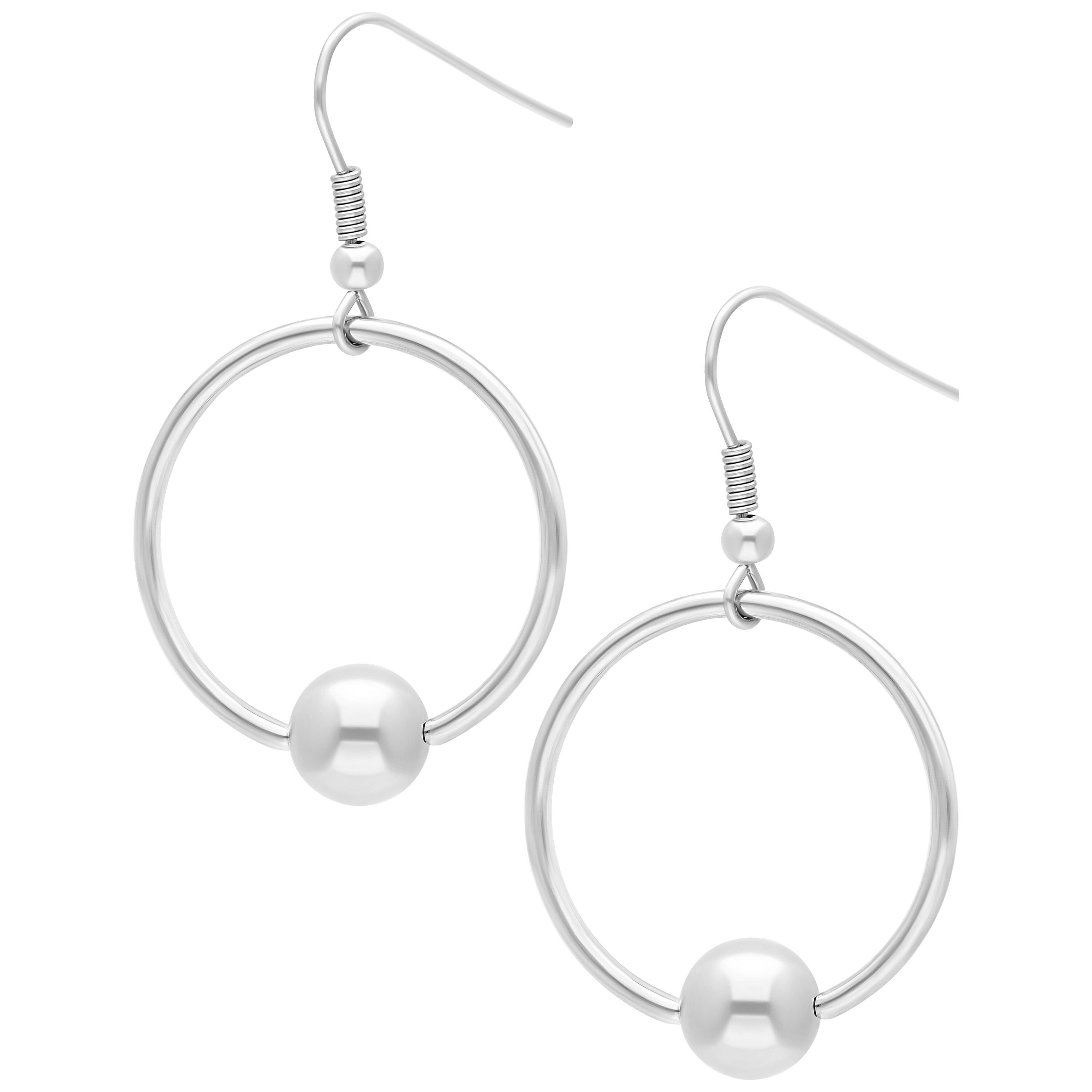 Paar Ohrhänger Big O-Ring Earrings