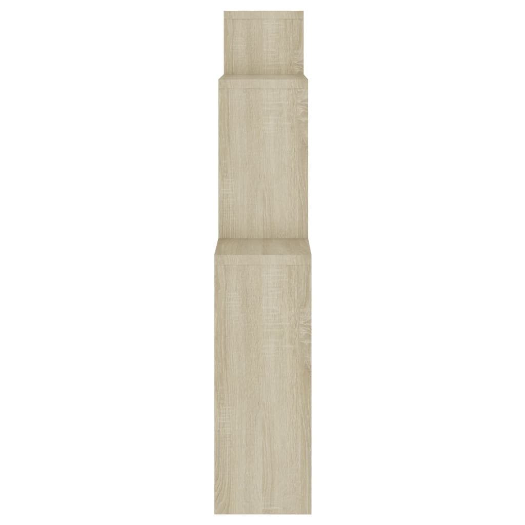 1-tlg. Sonoma-Eiche Holzwerkstoff, Regal cm 80x15x78,5 Würfelregal Eiche Sonoma vidaXL