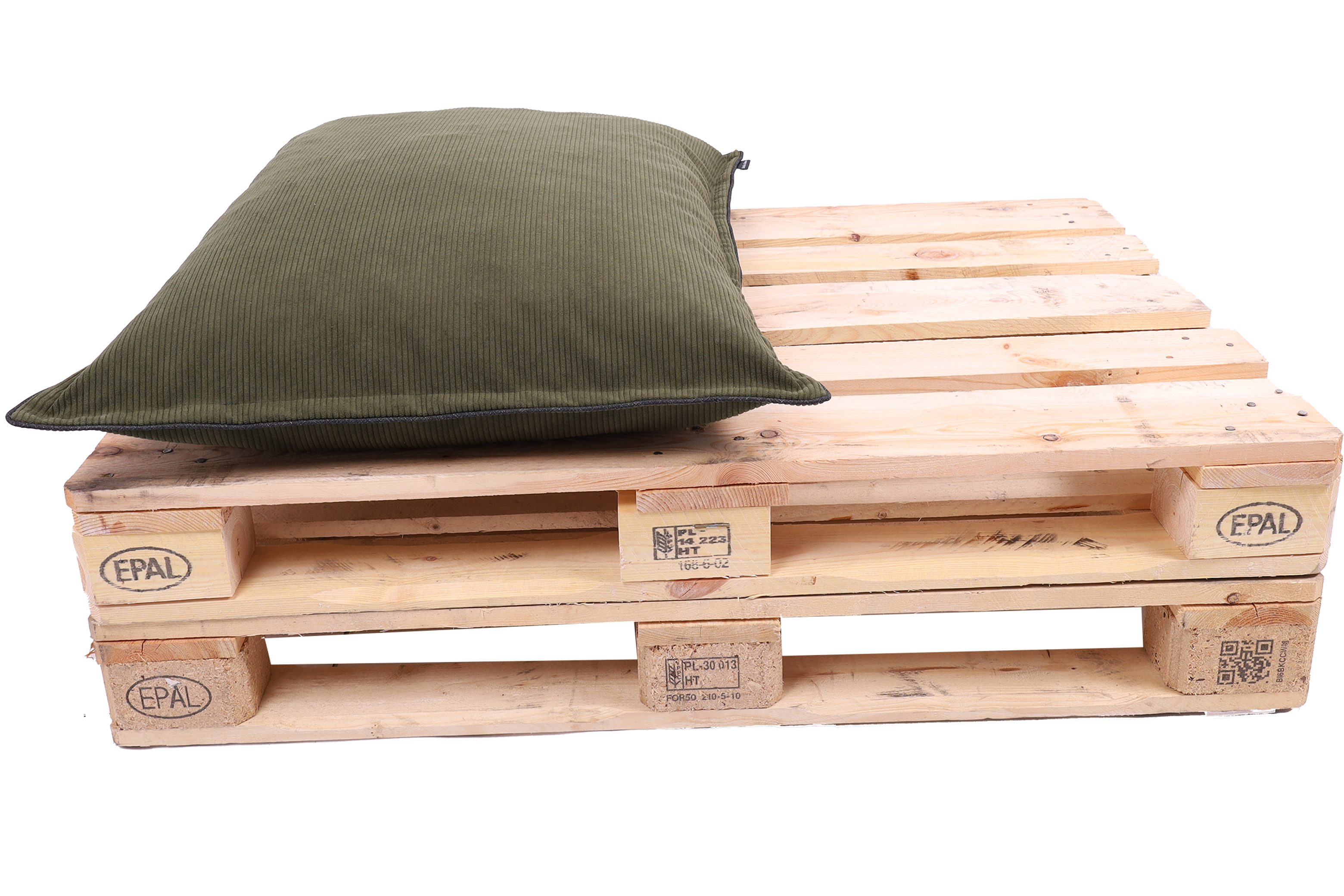 TexDeko Palettenkissen TexDeko Cord Halbes Palettenkissen für Palettensofa wasserabweisend, Premium-Qualität, Cord 60x80x18cm gepolstert In- & Outdoor