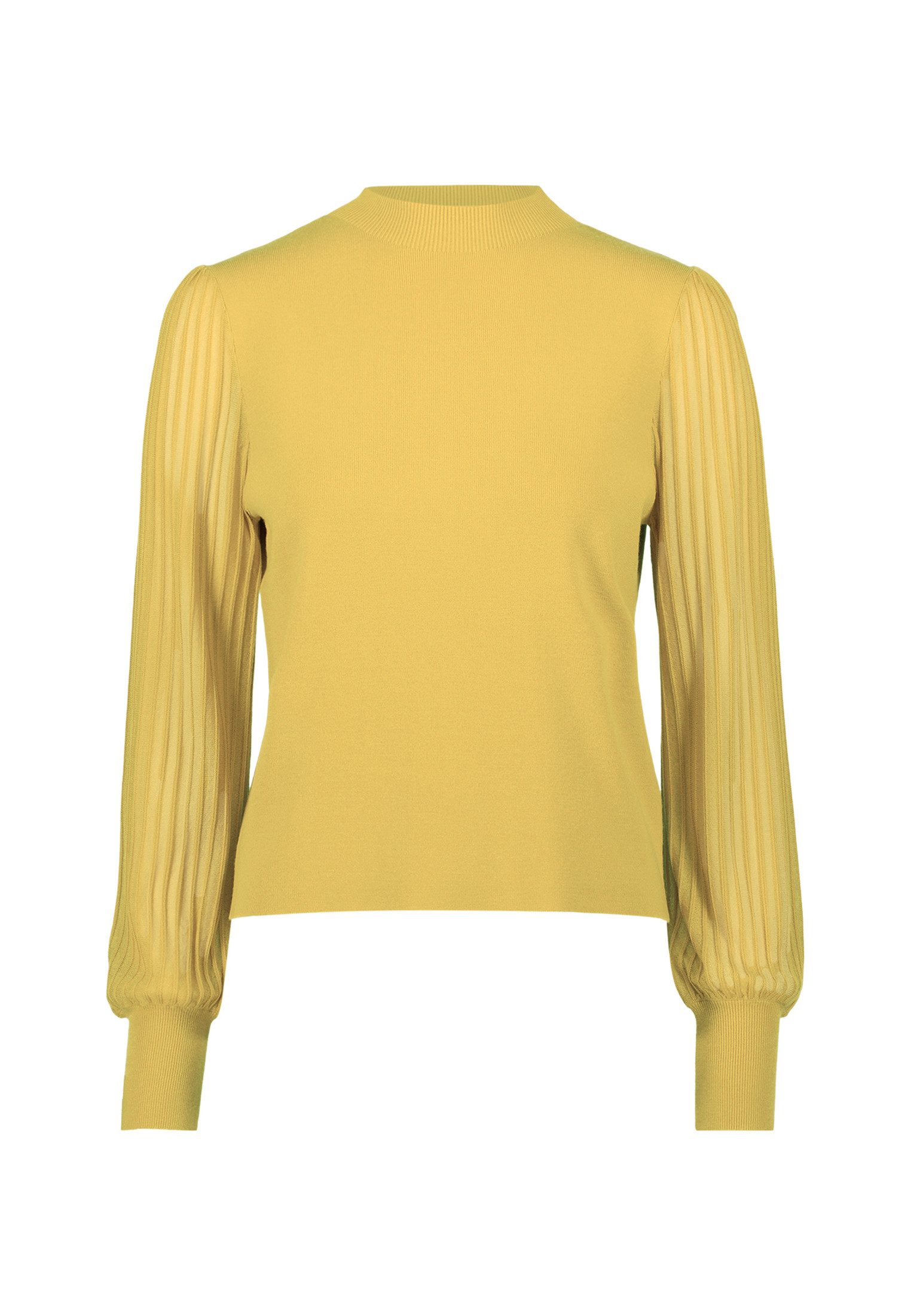 Zero Strickpullover Damen Strickpullover mit transparenten Ärmeln (1-tlg) w günstig online kaufen