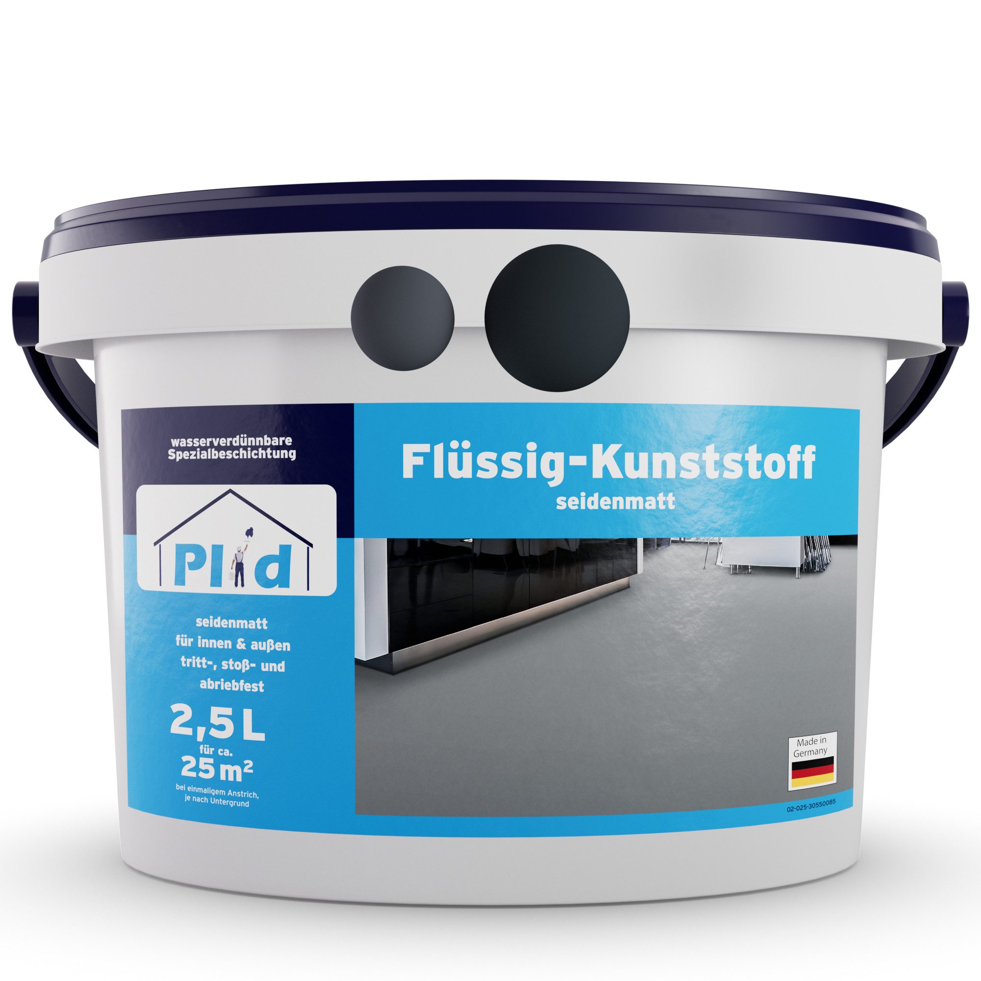 Bodenversiegelung Flüssigkunststoff Innen & Außen - Bodenbeschichtung - Flüssig PVC