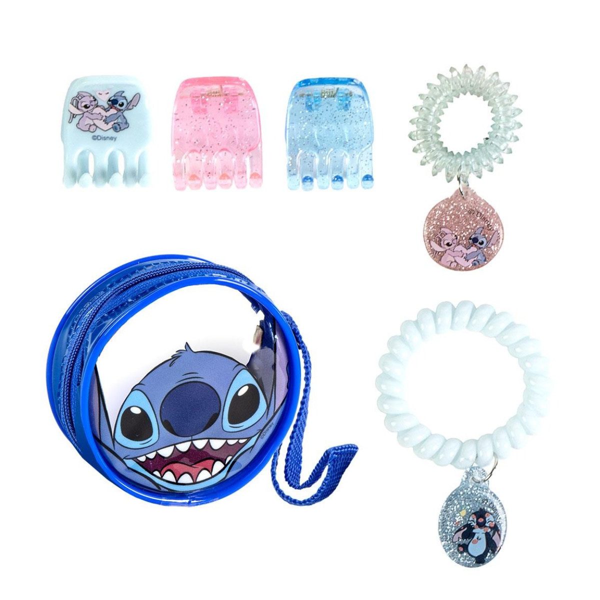 Cerda Beautycase Lilo & Stitch Beauty-Set für Kinder – Kosmetiktasche mit Zubehör (5-tlg)
