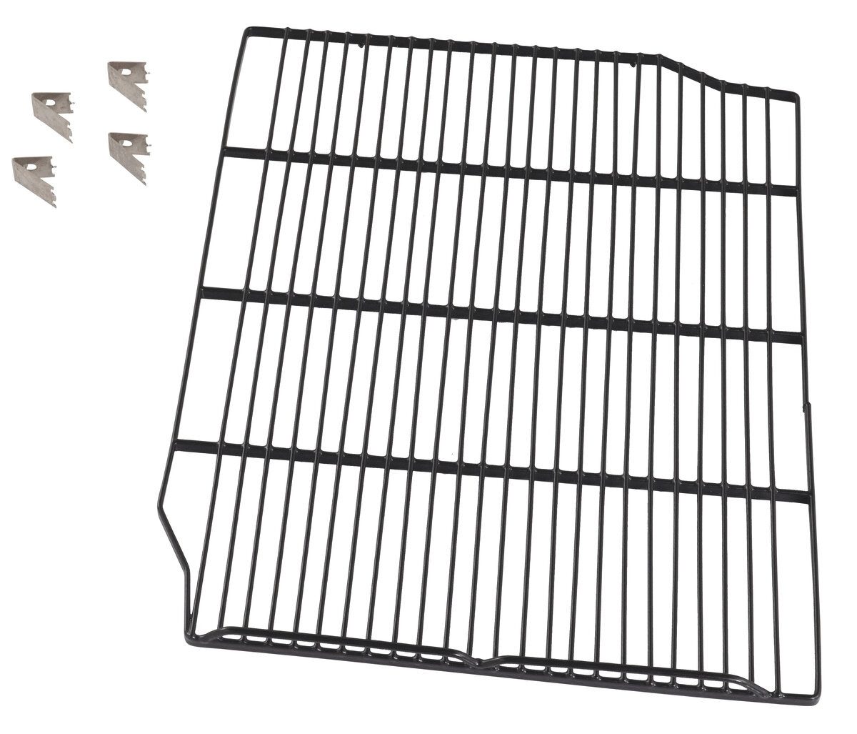 GastroHero Flaschenablage Kühlschrankrost Links Schwarz mit 4 Clips für SC-630FH SC-630FS