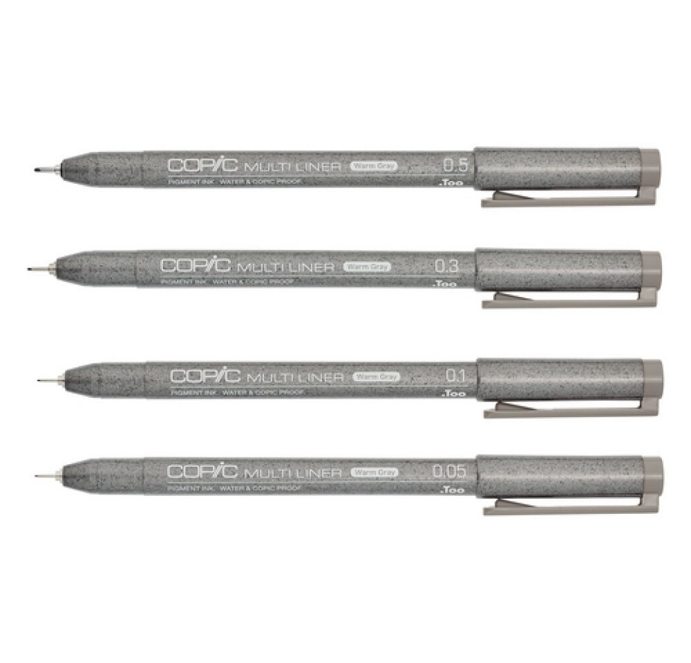Thumbnail - COPIC Marker Multiliner warm grey 4St stifte, (1-tlg)