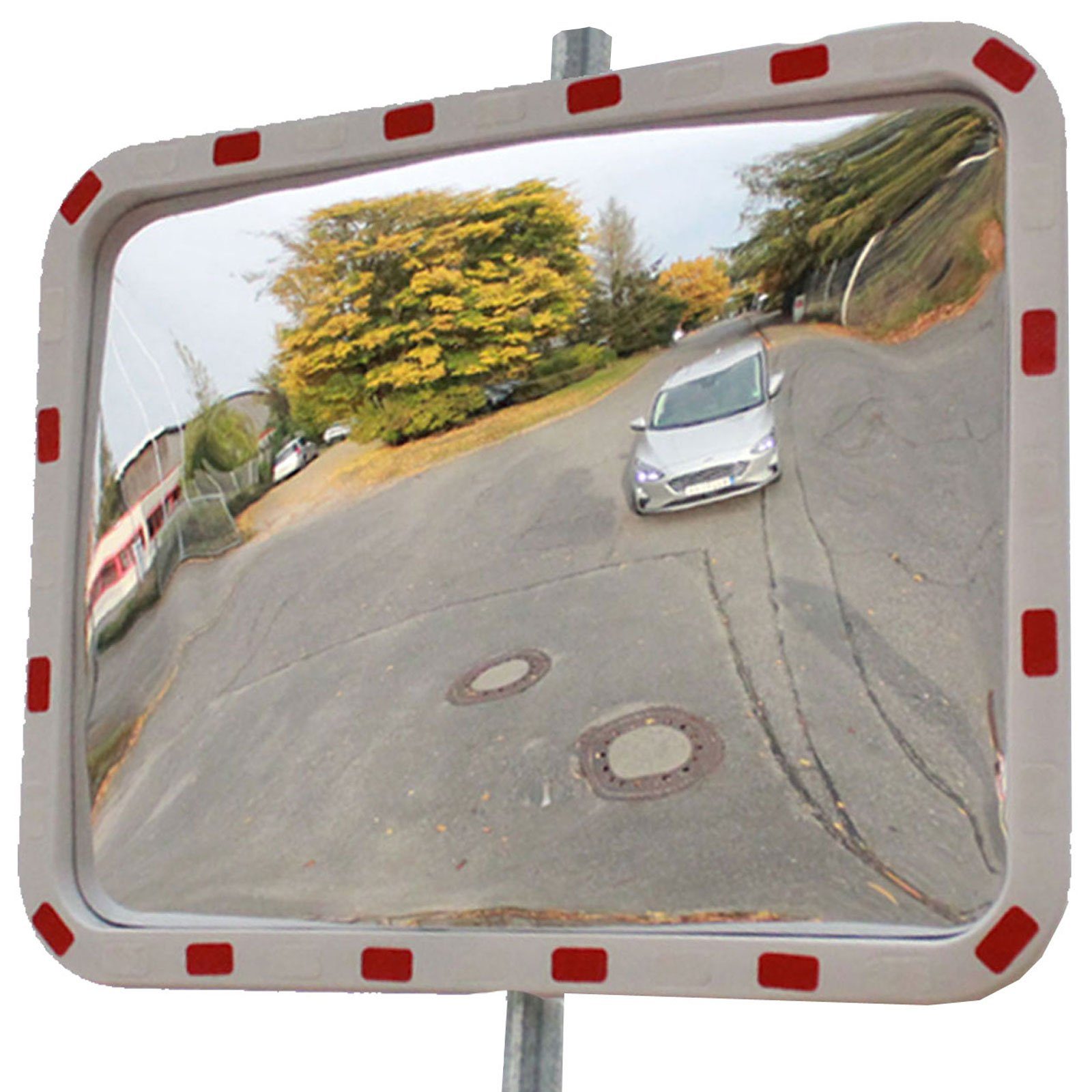 TRUTZHOLM Verkehrsschild TrutzHolm® Sicherheitsspiegel reflektierend eckig  60x80cm, (Produkt)