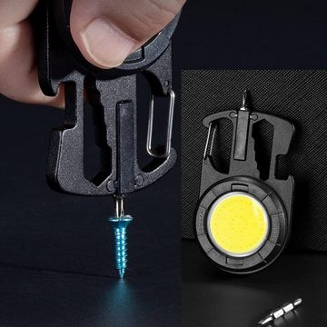 yozhiqu Taschenlampe 2 Stück LED-Arbeitsleuchte Tragbare Schlüsselanhänger-Taschenlampe (1-St), Wiederaufladbare Inspektionsleuchten für Notfall/Reparatur/Camping