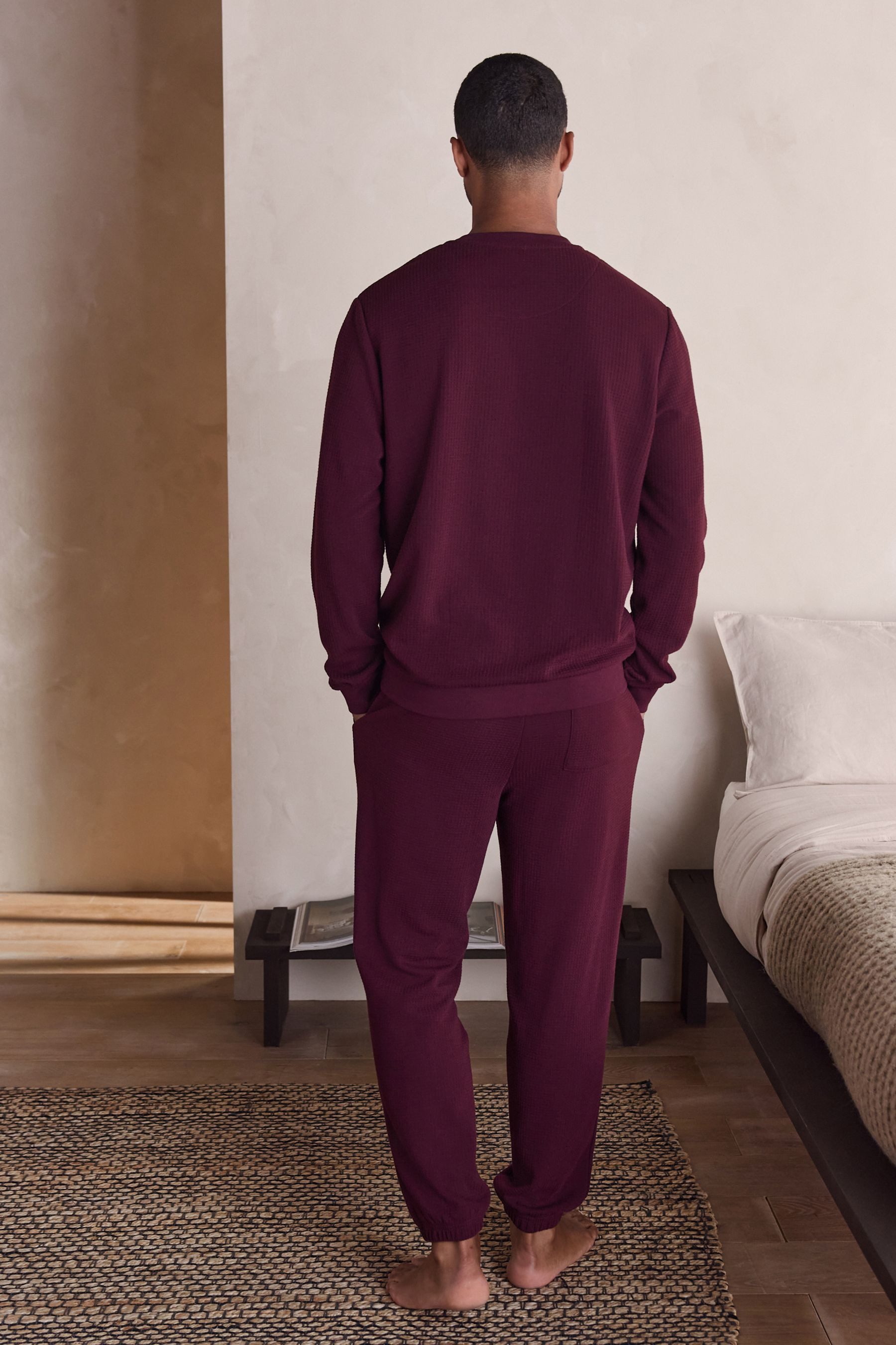 Next Pyjama Langarm-Schlafanzug mit weicher Waffelstruktur (2 tlg) günstig online kaufen