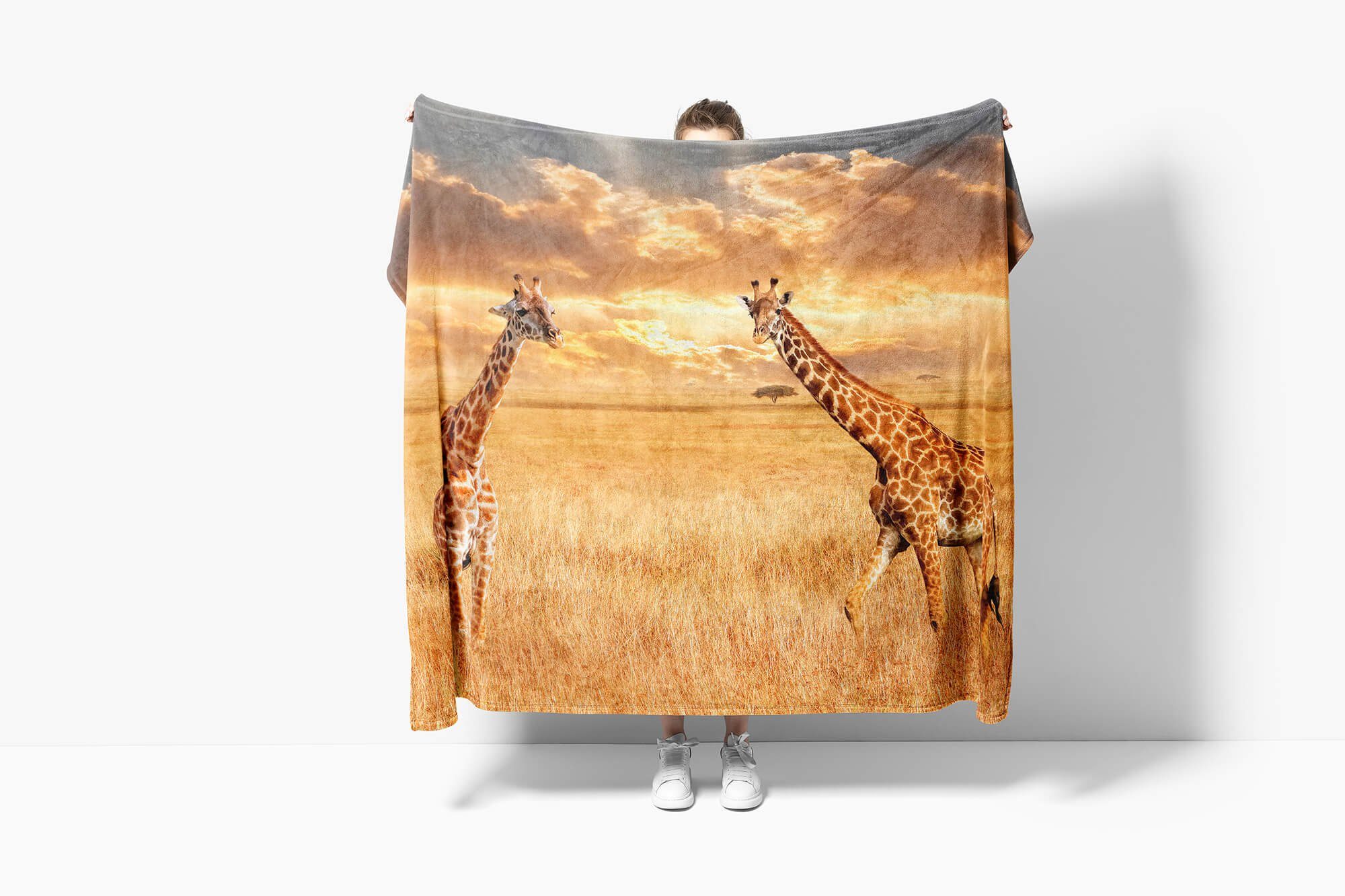 Sinus Art Handtücher Handtuch Strandhandtuch Saunatuch Kuscheldecke mit Tie günstig online kaufen