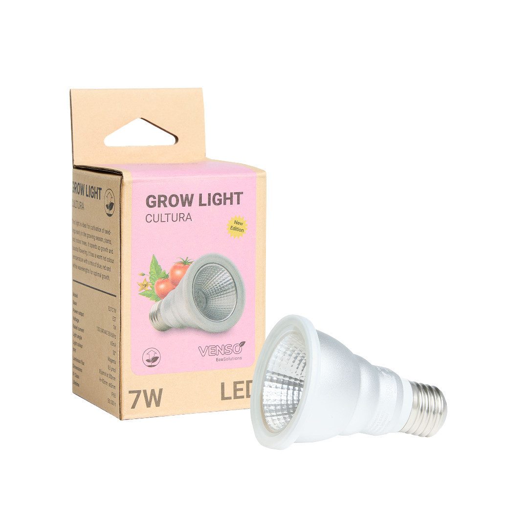 Venso EcoSolutions Pflanzenlampe Cultura, Venso EcoSolutions LED Pflanzenlampe Vollspektrum Cultura LED Lampe E2