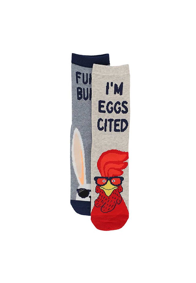 Apollo Socken Kinder Ostersocken 2er Pack Hasen u Oster-Motive (2-Paar)