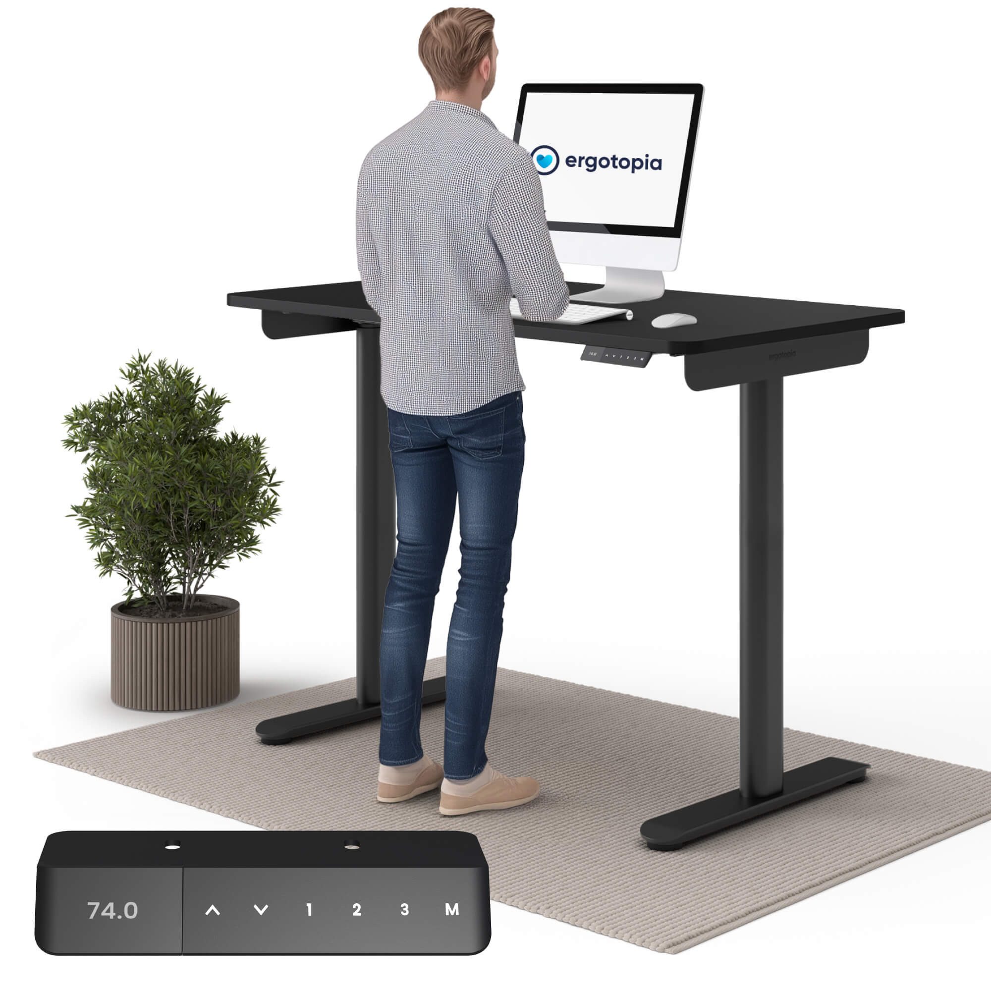 Ergotopia Schreibtisch Desktopia One (elektrisch höhenverstellbarer günstig online kaufen