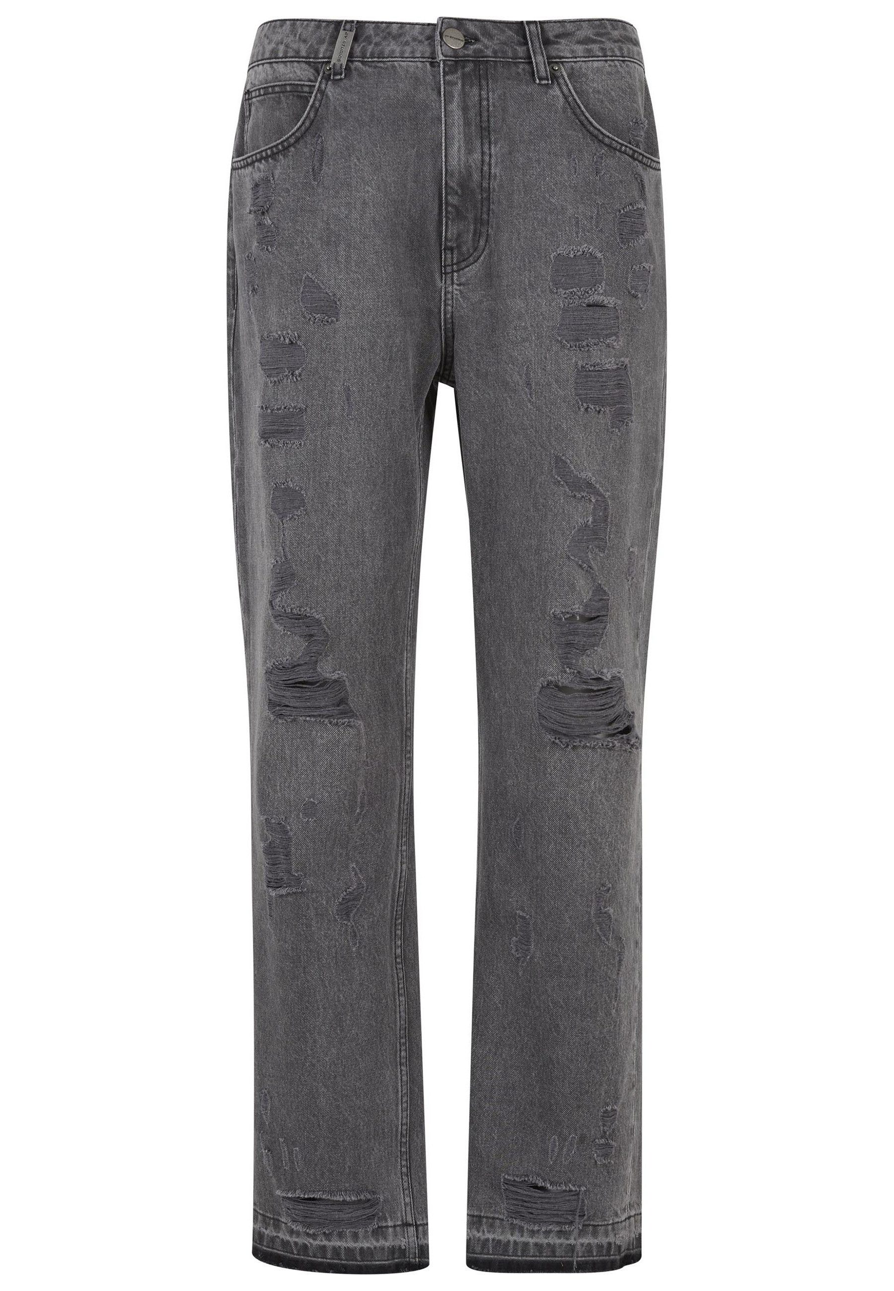 2Y Studios Bequeme Jeans 2Y Studios 2Y Firio Destroyed Straight Jeans