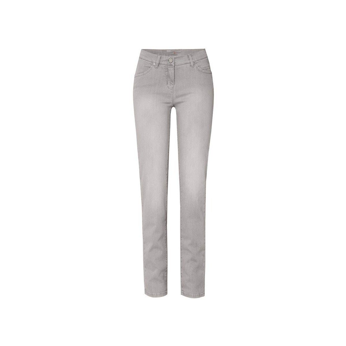 mittel-grau (1-tlg) 5-Pocket-Jeans TONI
