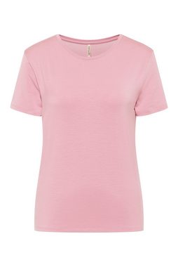 Tranquillo T-Shirt Damen WEICHES TENCEL-SHIRT vintage pink Aus Tencel Modal by Lenzing