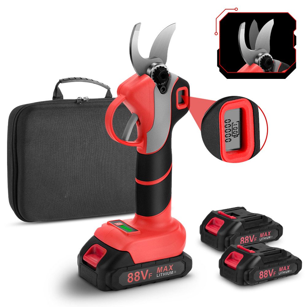 ONEVAN Gartenschere Akku Astschere, Profi 30mm günstig online kaufen