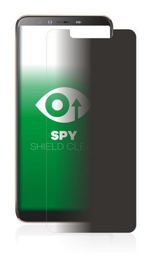 upscreen Blickschutzfolie für Tecno Camon X Pro, Displayschutzfolie, Blaulichtfilter Privacy Folie Schutzfolie Sichtschutz klar Anti-Spy