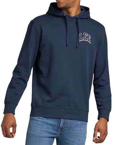 Lee® Kapuzensweatshirt Regular Fit - Logo Hoodie Navy