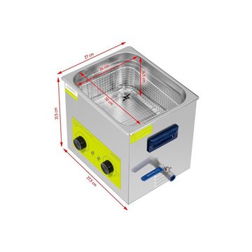 Ulsonix Ultraschallreiniger Ultraschallreiniger Ultraschallreinigungsgerät Ultraschallbad 10 L 240