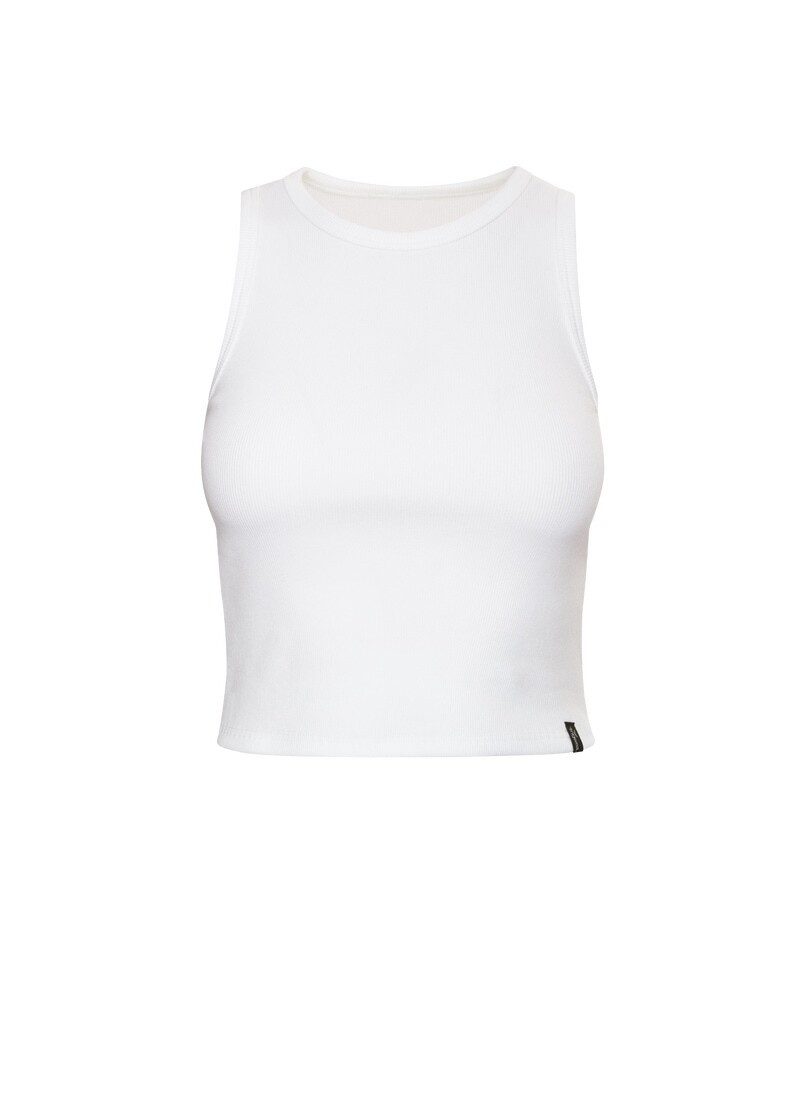 Trigema Crop-Top TRIGEMA Cropped Top aus elastischem Doppelripp (1-tlg) günstig online kaufen