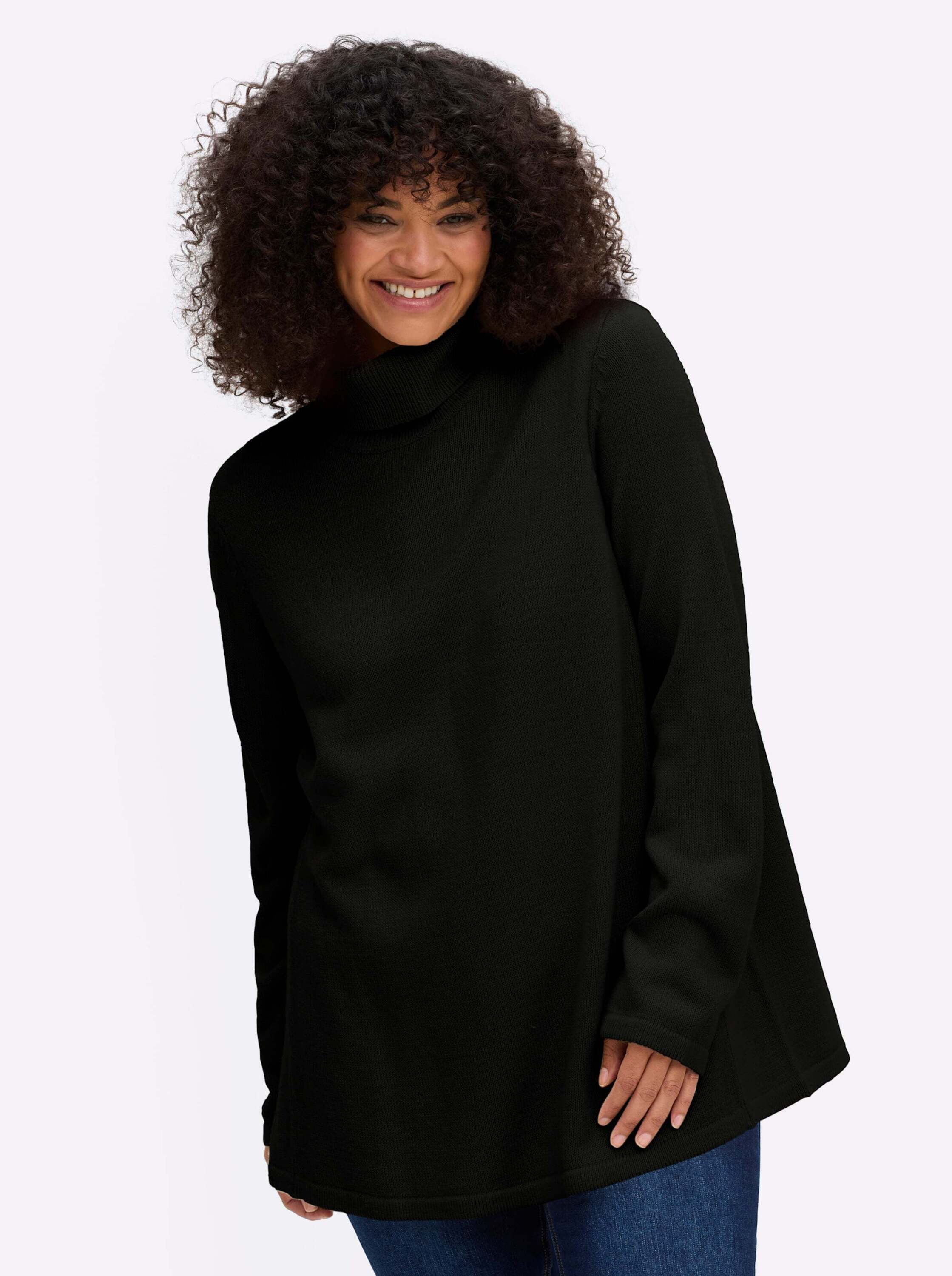 Sheego Strickpullover Pullover Langarm Jersey