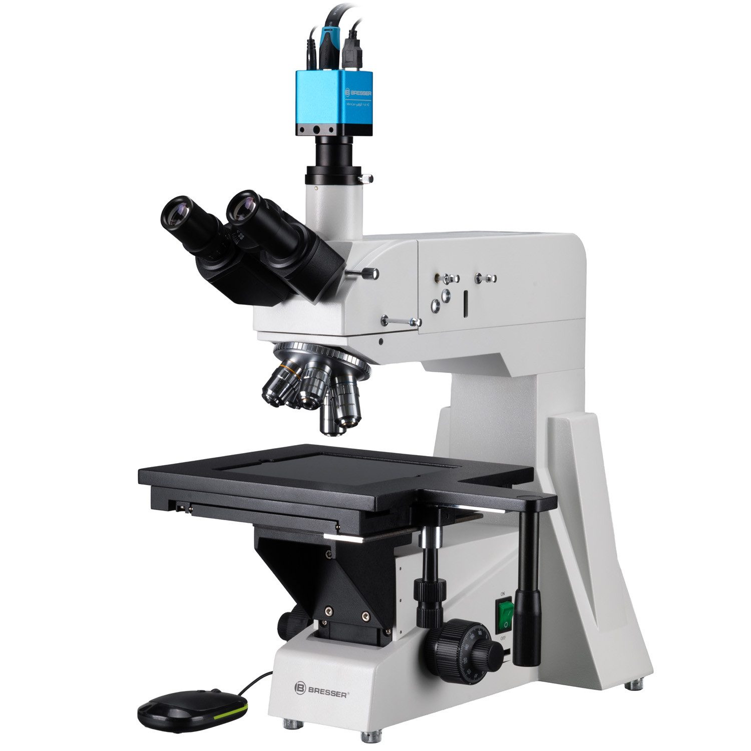 BRESSER BRESSER Science MTL 201 50-800x Mikroskop mit MikroCam MINI Full HD H… Auf- und Durchlichtmikroskop