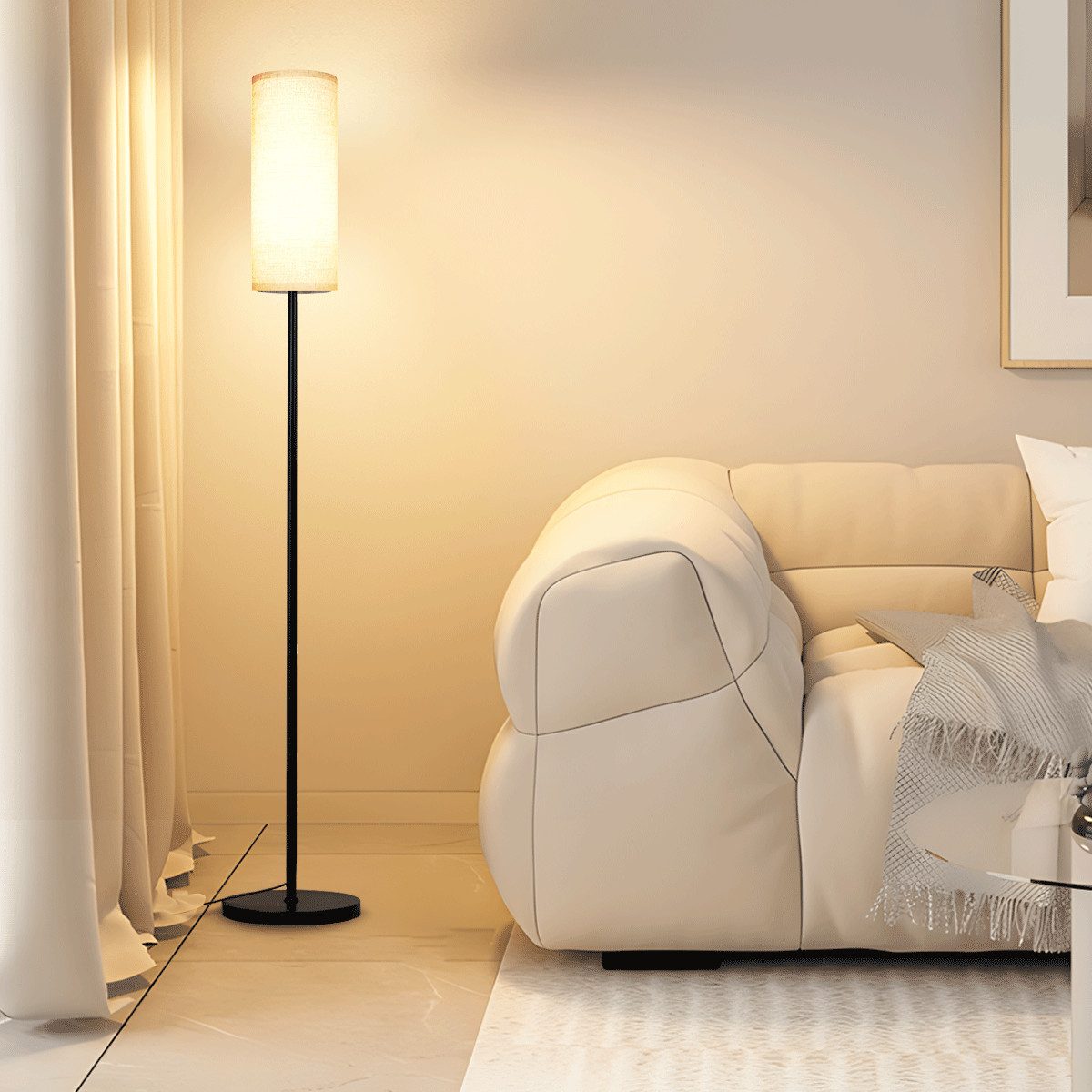 Stehlampe 12W Dimmbar LED Stehlampe E27 Leselampe