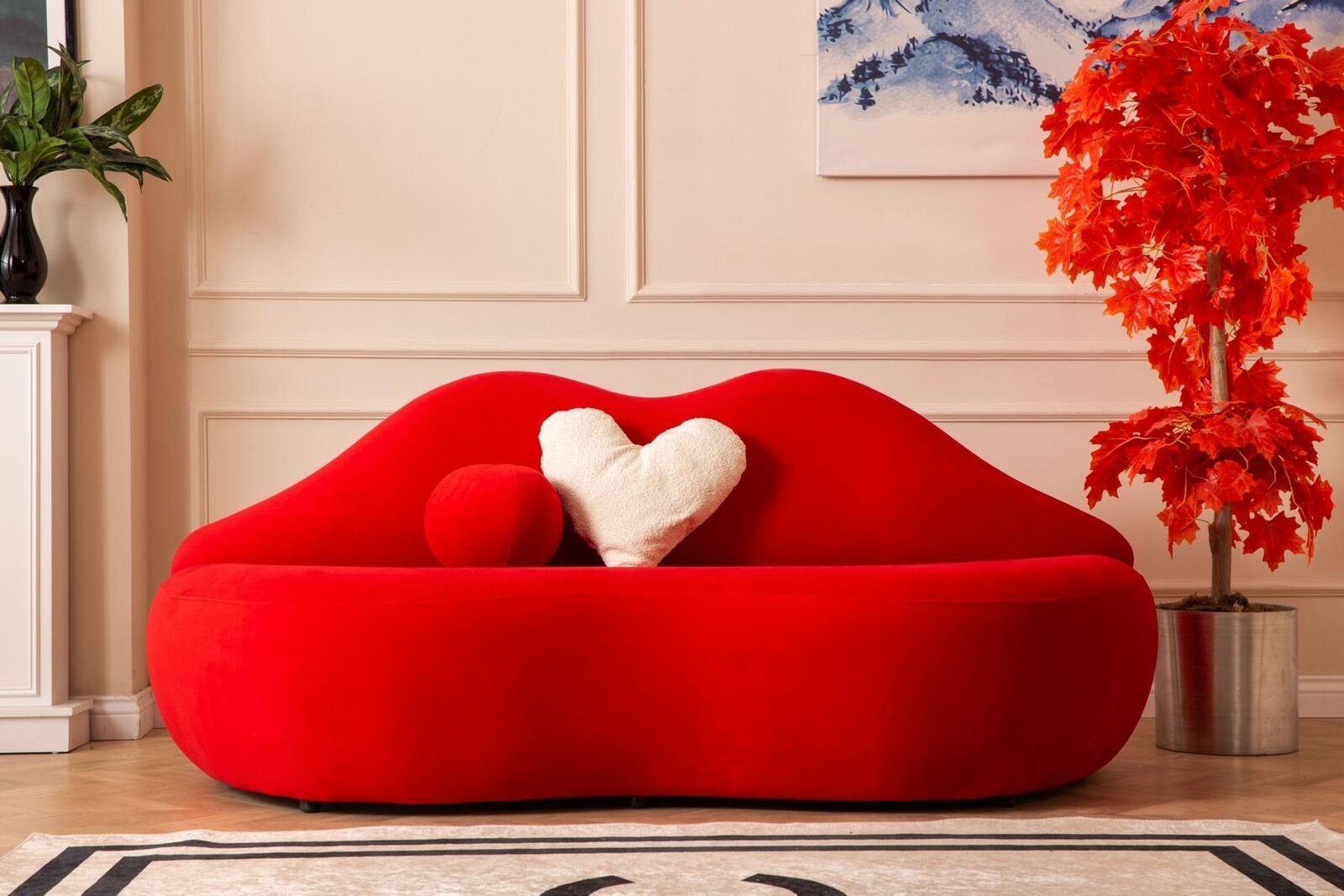in Design Teile, Made Couch Couchen JVmoebel Möbel Polster Möbel, Dreisitzer 1 3-Sitzer Einrichtung Europa