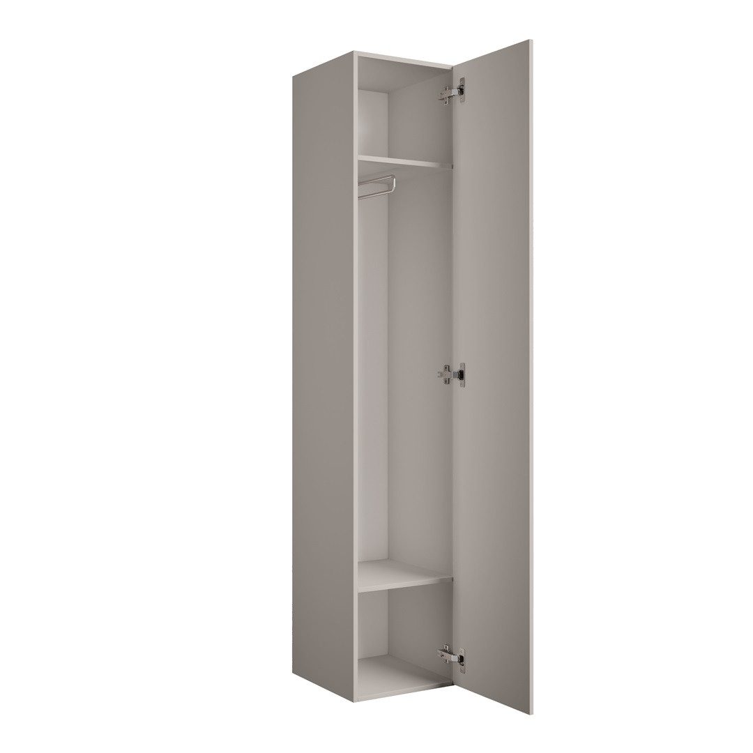 Beautysofa Garderobenschrank mit einer Tür MARGARET IV (passt perfekt in jeden Raum, in zwei Breiten zur Auswahl: 40cm oder 60cm) mit hoher Funktionalität und einer Kleiderstange