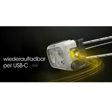 Nitecore LED Stirnlampe NU21 LED Stirnlampe 360 Lumen weiß