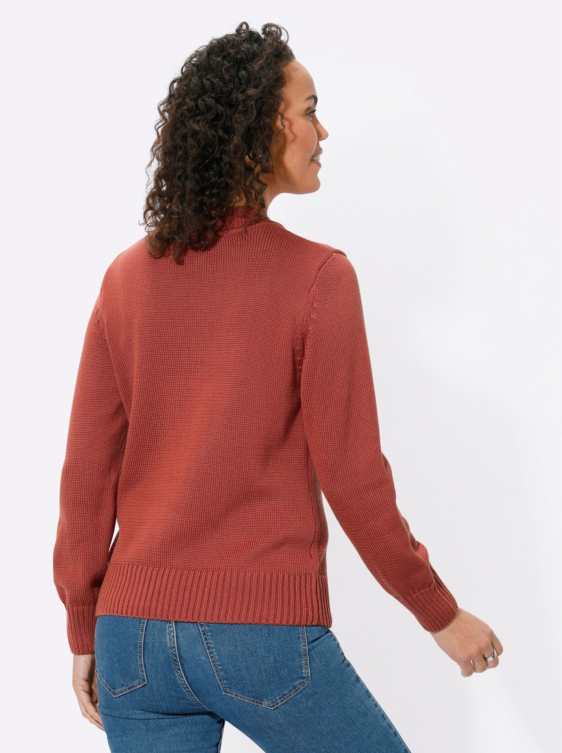 Casual Looks Stehkragenpullover "Pullover" günstig online kaufen