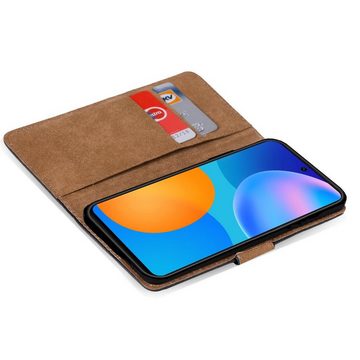 CoolGadget Handyhülle Book Case Handy Tasche für Huawei P Smart 2021 6,67 Zoll, Hülle Klapphülle Flip Cover für P Smart (2021) Schutzhülle stoßfest