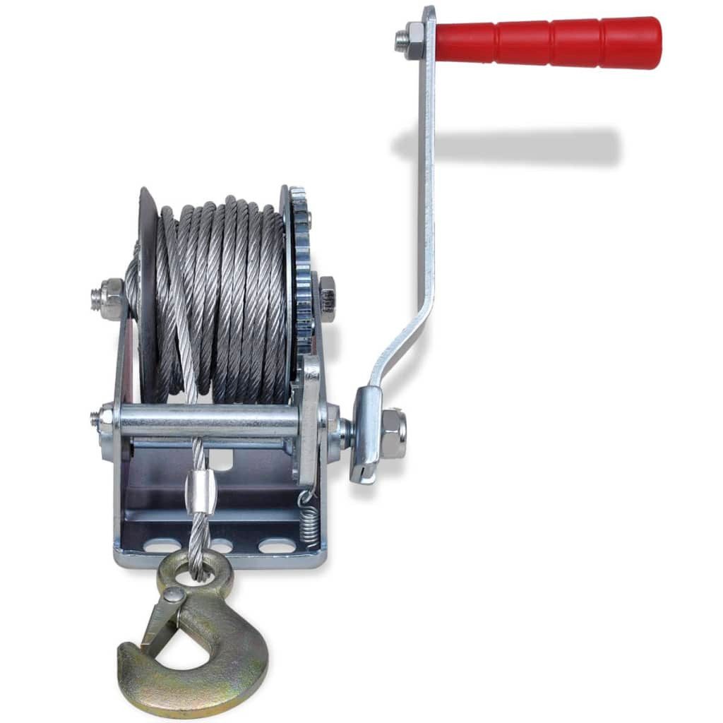 vidaXL Seilwinde Handwinde 360 kg, (1-St)