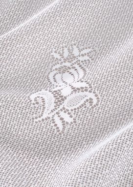 Gardine Montello, Weckbrodt, Kräuselband (1 St), halbtransparent, Jacquard