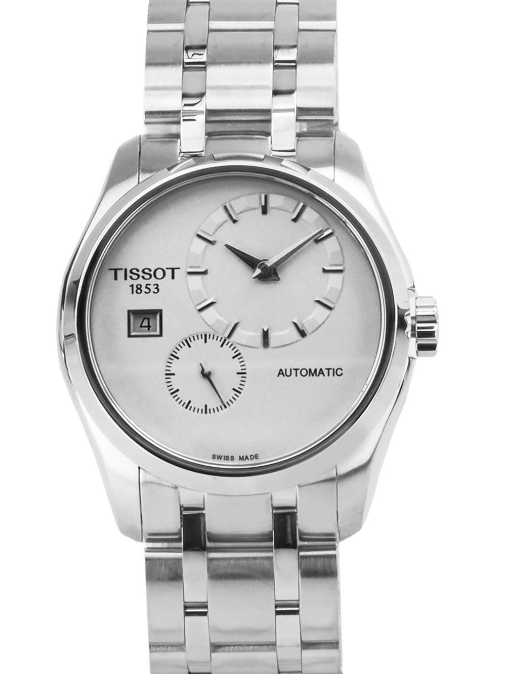 Tissot Automatikuhr schweizer Herren Uhr 41 mm Ø T0354281103100 T-Trend Couturier, Saphirglas und Glasboden
