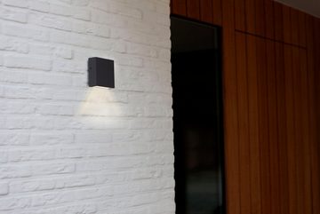 LUTEC LED Außen-Wandleuchte GEMINI XF, LED fest integriert