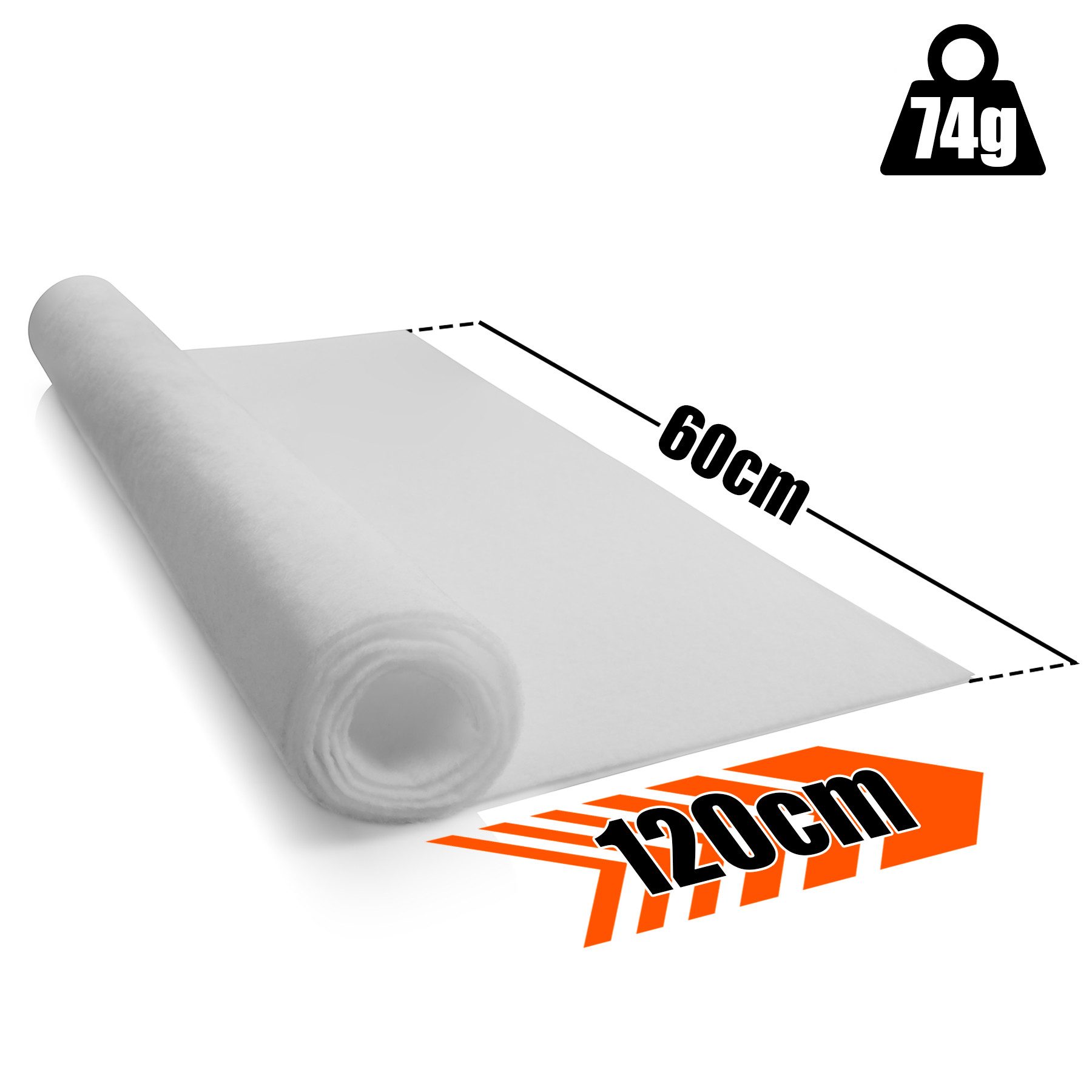 BigDean Antirutschmatte Teppich Antirutschunterlage individuell zuschneidbar, Packung, 1-St., Antirutschmatte, Vielseitig Verwendbar, Sicherer Halt, Individuell zu schneidbar
