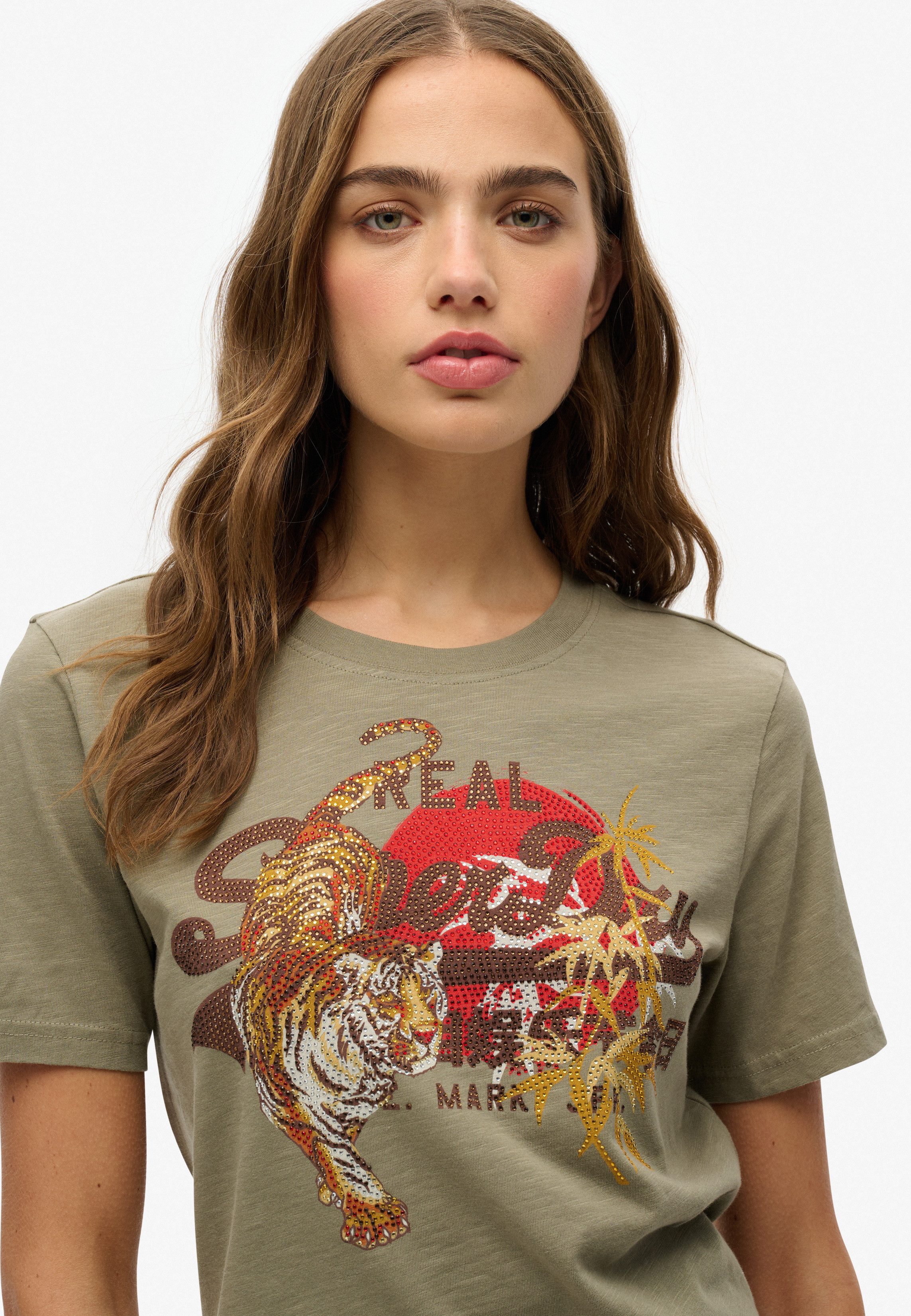 Superdry Kurzarmshirt VL TOKYO RELAXED TEE günstig online kaufen