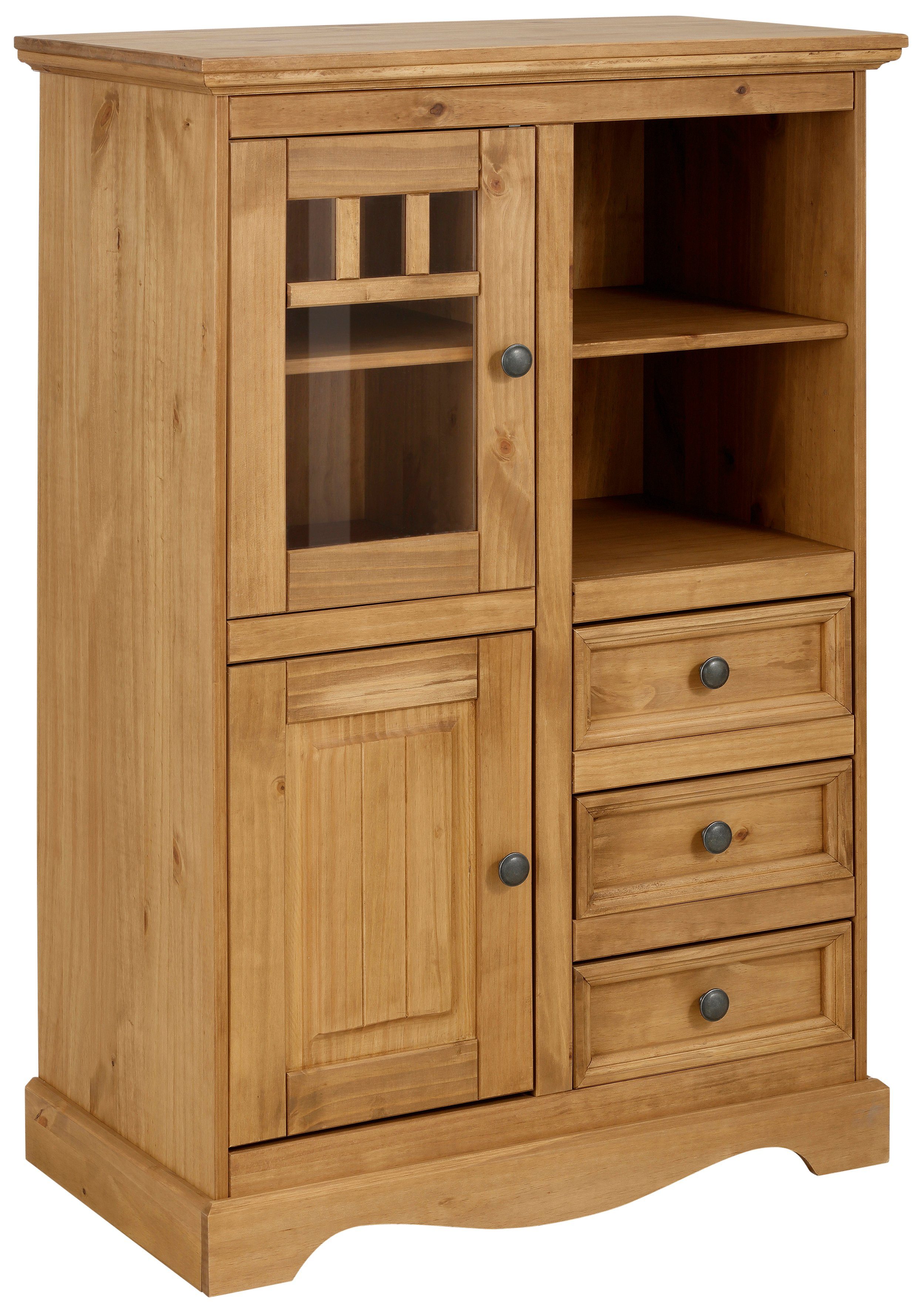 OTTO home Highboard Melissa, Vitrine, Breite 80 cm
